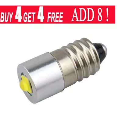 P13.5S E10 DC 3-6V 3W LED Bulb Maglite Flashlight Torches Screw Port Work Lamp • £3.85