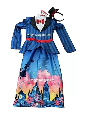 Disney Mary Poppins Age 9-10 Fancy Dress Costume • £12.99