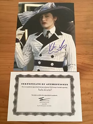 Kate Winslet Autographed Signed 8 X 10 Photo COA - Titanic • $80