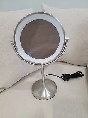 Conair Lighted Makeup Mirror 8.5  LED Vanity Mirror 1X/10x Magnifying Mirror • $29