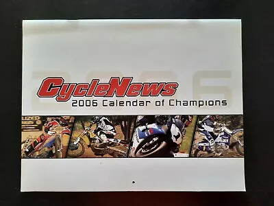 Vintage 2006 Calendar Superbike Supercross Motocross Carmichael Rossi Mladin • $14.95