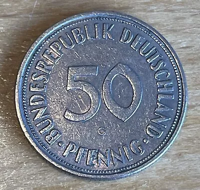 Germany 50 Pfennig Coin 1950 • £1.99