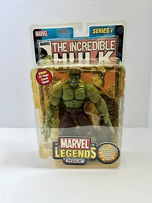 Marvel Legends Incredible Hulk Series 1 Action Figure 2002 ToyBiz Variant Hands • $44.94