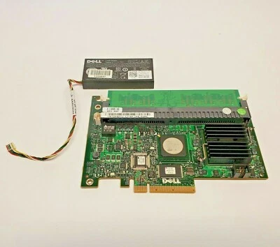 $29.99 • Buy Dell 0WX072 Perc 5i SAS Controller 1950 2950 256MB With Battery 0NU209
