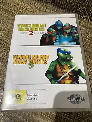 Teenage Mutant Ninja Turtles 2 & 3 Collection (DVD) Great Condition • $12