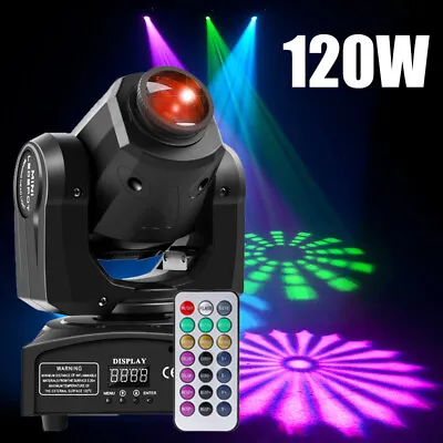 £81.99 • Buy 120W LED Moving Head Stage Light RGBW DMX DJ Disco Club Party Beam Spot Lighting