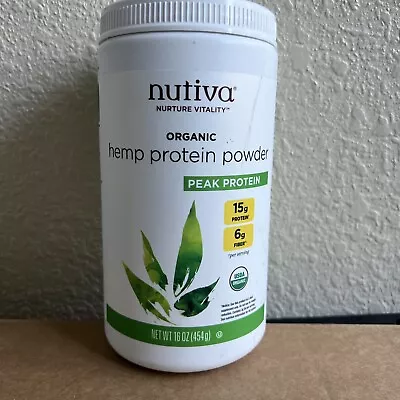 Nutiva Organic Hemp Protein - 16 Oz • $23