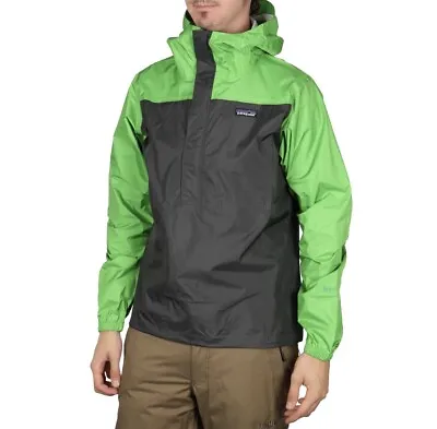 Patagonia Torrentshell H2No Men S  Waterproof Rain Shell Hoodie Jacket Green @F5 • $55