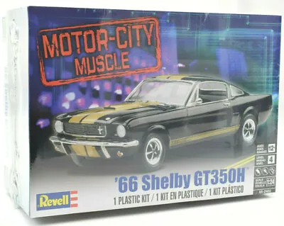 Revell 1966 Shelby Ford Mustang GT350H 1/24 Scale Plastic Model Car Kit 85-2482 • $18.99