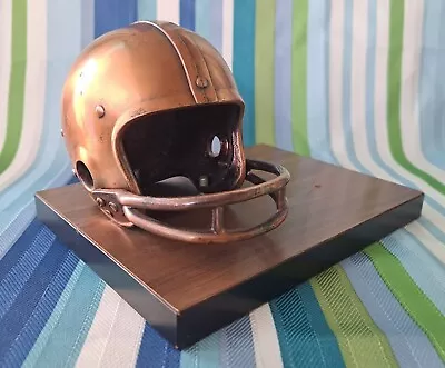 Vintage 1960’S Football Helmet Trophy Plaque • $57.55