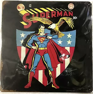 TIN SIGN New 12x12 Square Superman DC Comic Book Movie Superhero Eagle Q16 • $19.99