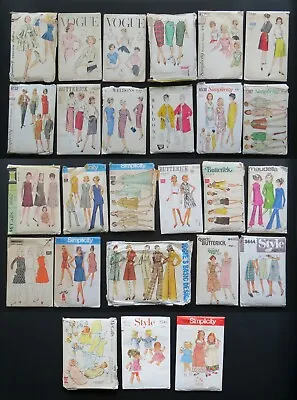 £10 • Buy Vintage Sewing Patterns 1950s / 1960s / 1970s – Sold Individually