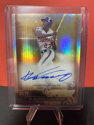 2024 Topps Tribute Vladimir Guerrero Pillars Of The Game Auto Montreal Expos • $25