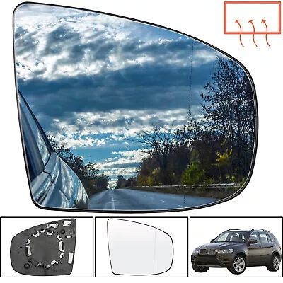 For Bmw X5 X6 E70 E70 E72 Right Passenger Side Door Wing Mirror Glass Heated • $15.99