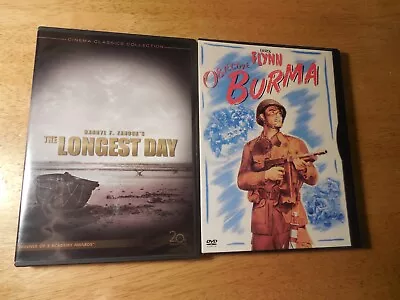 The Longest Day DVD 2-Disc Set Special Edition & Objective Burma 2 Dif  • $12.99