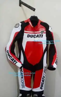 Ducati Suit Motorbike Leather Suit Motorcycle Suit Biker Leder Ce Armoured Bike • $325.55