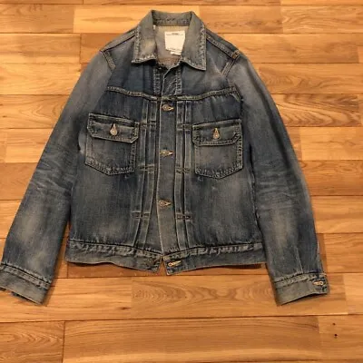 Vintage 2013 Visvim 101 Jacket G Jean Denim Jacket Mens Size 1 • $319.99