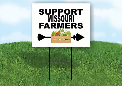 MISSOURI SUPPORT FARMERS RIGHT ARROW Yard Sign W Stand LAWN  SIGN Single • $19.99