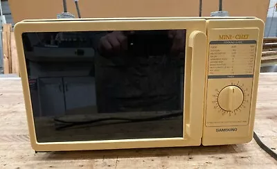 Vintage RV Samsung Mini Chef Microwave From Toyota Sunrader Camper • $80