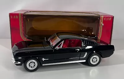 Mira Golden Line 1965 Ford Mustang Coupe 1:18 Diecast Car - Black • $22.99