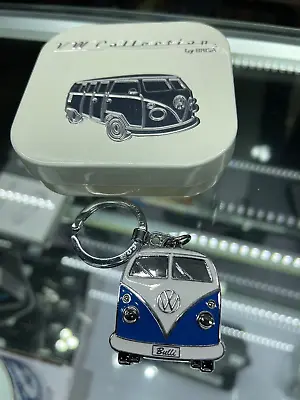 Official VW Splitty T1 Camper Van Key Ring Embossed In Gift Tin Xmas Splitscreen • £9.99
