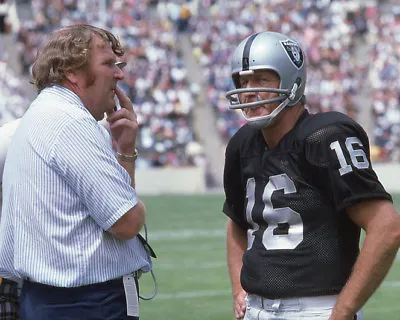 1970 Oakland Raiders JOHN MADDEN And GEORGE BLANDA 8x10 Photo Football Print • $5.49