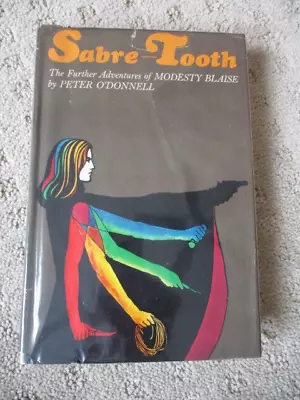 1966 Modesty Blaise SABRE-TOOTH Peter O'Donnell 1st Ed Doubleday HC/DJ • $39.99