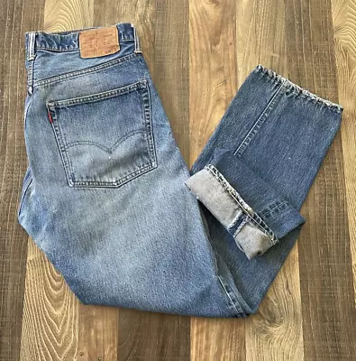 Levi's 505 BIG-E Original Vintage Denim 60's Actual Size W33 L29 Made In USA • $900