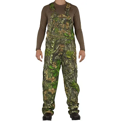 Mossy Oak Cotton Mill 2.0 Camo Hunt Bibs Uninsulated Camo Overalls For Men • $69.99