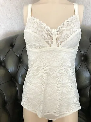 New Miss Mary Of Sweden Lace Champagne Camisole Style Support Body 3844 Uk 34c • £24.99