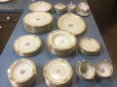 Vintage Noritake China. Made In Occupied Japan. Count Of 52. Preowned.  • $150