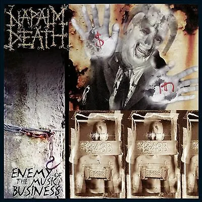 Napalm Death : Enemy Of The Music Business VINYL 12  Album Coloured Vinyl • £20.64