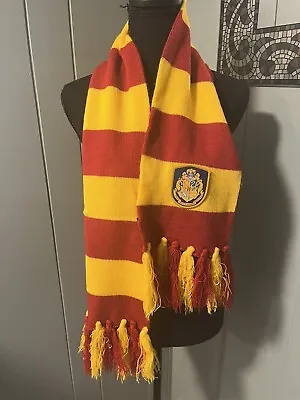 $8 • Buy Harry Potter Scarf Hogwarts Four Houses Crest Stripe