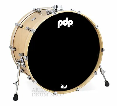 PDP DW Concept Maple 14 X 24  Bass Drum Natural Lacquer - NEW • $429.99