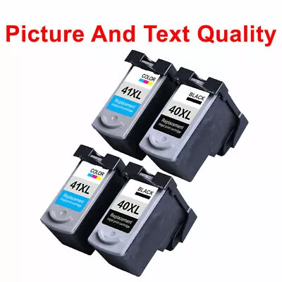 2SET Ink PG40 CL41 For Canon MP190 MP470 MX300 MX310 IP1900 • £53.49