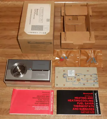 NOS VTG HONEYWELL CHRONOTHERM THERMOSTAT T8085A1004 W/24v AC CLOCK! NEW IN BOX! • $144.95