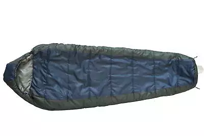 30-Degree Cold Weather Mummy Sleeping Bag With Soft Liner Blue 85 X33  • $34.88