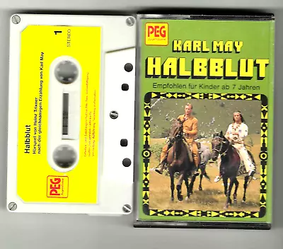 MC Kassette Karl May - HALBLUT- Lex Barker Pierre Brice VollCover PEG • £38