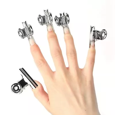 Stainless Steel Nail Art Accessories Gel Tool Nail Extension Tool For Long Nails • £3.53