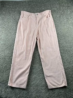 BDG Urban Outfitters Pants Mens 36 Pink Corduroy Baggy Cotton Casual 36x32 • $15