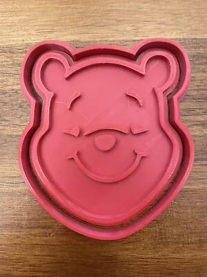 Winnie The Pooh Styled Cookie Cutter & Embosser Biscuit Fondant Stamp Cake Clay • £4.19