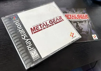 Metal Gear Solid (Sony PlayStation 1) PS1 NTSC With Manual • £30
