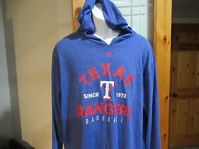 Texas Rangers Hoodie Shirt Men's XL New With Tags - FREE SHIP • $25.99