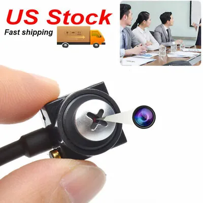 US Mini HD Screw DIY Camera Hidden Micro CCTV Home Security Pinhole Cam With Mic • $17.50