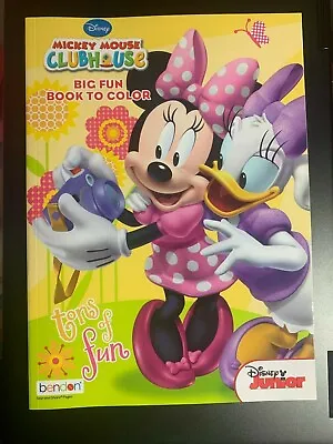 Disney Mickey Mouse Clubhouse Big Fun Book To Color New Tons Of Fun Minnie • $3.99