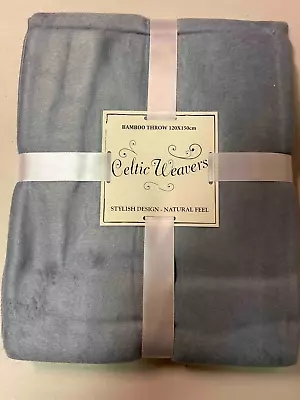 CELTIC WEAVERS / SAMUEL LAMONT IRISH BAMBOO THROW BLANKET 47  X 59  NEW • $88