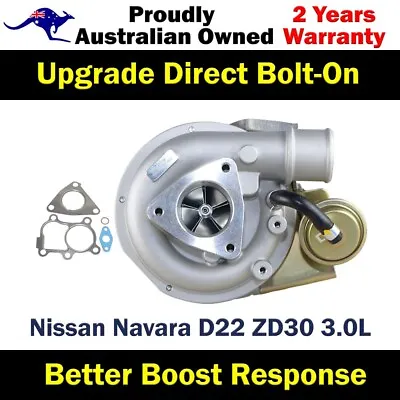 $569 • Buy Turbo Pros Billet Upgrade Turbo Charger For Nissan Navara D22 ZD30 3.0L