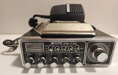 Vintage Midland 77-888 40 Channel CB Radio Transceiver With Microphone UNTESTED • $59.99