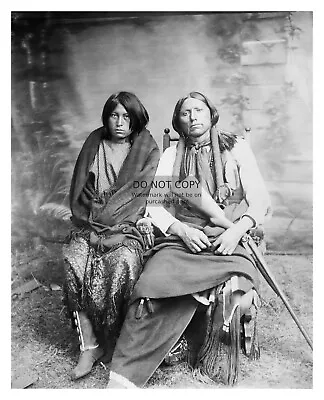 Chief Quanah Parker Native American Leader And His Wife 8x10 Photo • $8.49