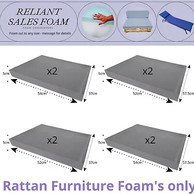 Rattan Foam Replacements Garden Furniture For Outdoor Seating And Lounging • £100